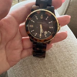 Michael Kors tortoise shell watch